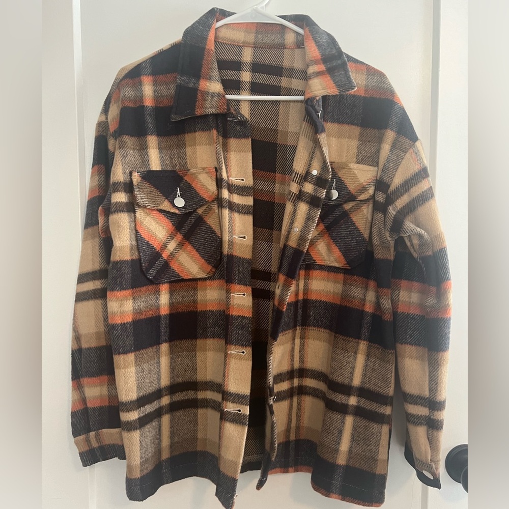 plaid flannel jacket
